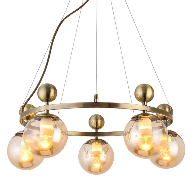 Люстра Demian Bronze Chandelier Бронза Люстра Demian Bronze Chandelier Бронза в Липецке | Loft Concept