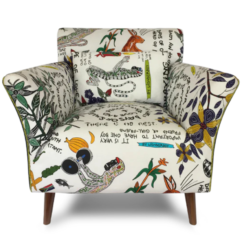 Кресло Wonderboy Occasional Chair Белый Мульти Кресло Wonderboy Occasional Chair Белый Мульти в Липецке | Loft Concept