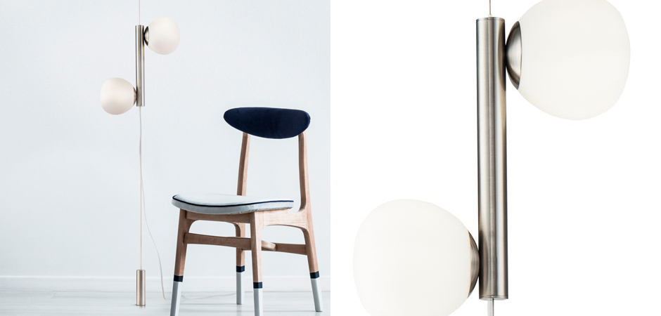Торшер Tiepolo Ball Floor Lamp Double nickel Торшер Tiepolo Ball Floor Lamp Double nickel - Loft-Concept в Липецке