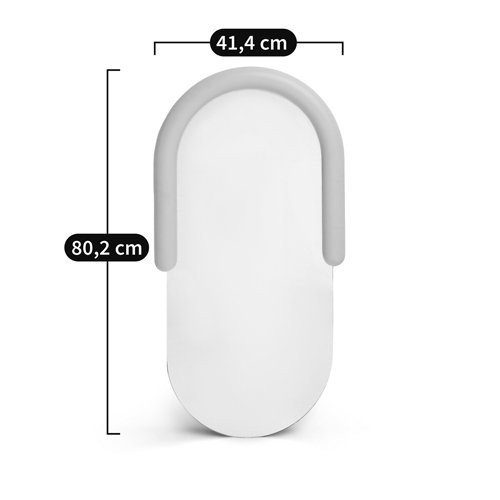 Зеркало овальное Curved Furniture бежевое Зеркало овальное Curved Furniture бежевое в Липецке