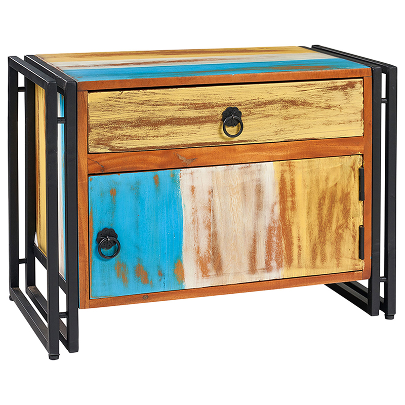 Комод Loft Antique Wood Мульти Коричневый Черный Комод Loft Antique Wood Мульти Коричневый Черный в Липецке | Loft Concept