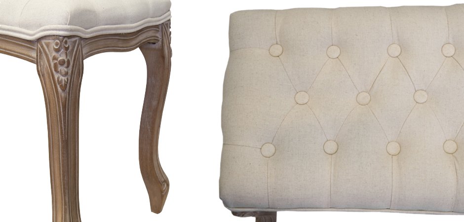Банкетка French Provence Farmhouse Bench ivory Банкетка French Provence Farmhouse Bench ivory - Loft-Concept в Липецке