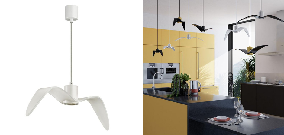 Подвесной светильник Seagull белый Подвесной светильник Seagull белый - Loft-Concept в Липецке