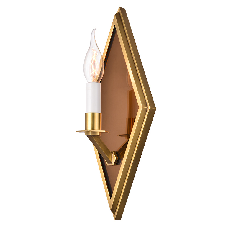 Бра Rhombus Wall lamp Латунь Бра Rhombus Wall lamp Латунь в Липецке | Loft Concept