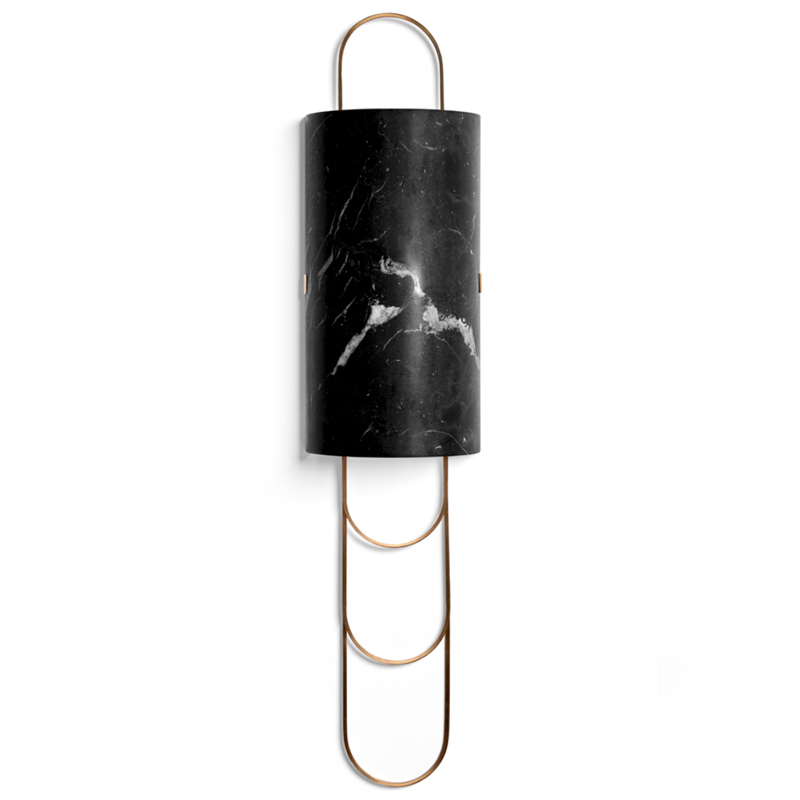 Бра Niagara WALL LAMP Ginger and Jagger Black Латунь Черный Мрамор Nero Бра Niagara WALL LAMP Ginger and Jagger Black Латунь Черный Мрамор Nero в Липецке | Loft Concept