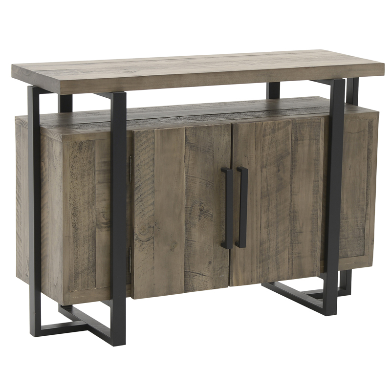 Комод в стиле Лофт Mads Wood Chest of Drawers Коричневый Черный Комод в стиле Лофт Mads Wood Chest of Drawers Коричневый Черный в Липецке | Loft Concept