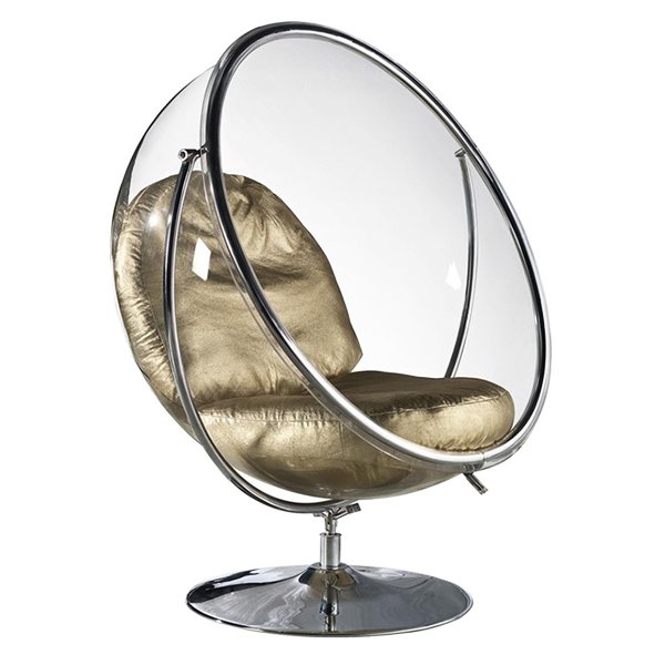 Кресло шар Bubble Swivel base Chair Красный Черный Белый Золотой Кресло шар Bubble Swivel base Chair Красный Черный Белый Золотой в Липецке | Loft Concept