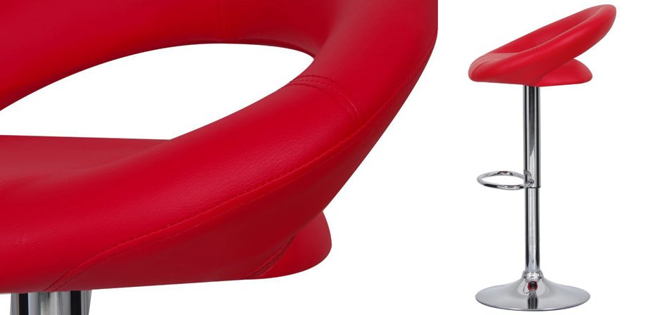 Барный стул Ring Dark Red Барный стул Ring Dark Red - Loft-Concept в Липецке