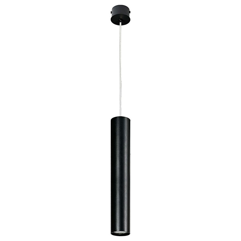 Подвесной светильник Luis Trumpet Tube Black Lamp Черный Подвесной светильник Luis Trumpet Tube Black Lamp Черный в Липецке | Loft Concept