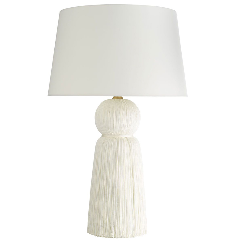 Дизайнерская настольная лампа TASSEL LAMP Белый Дизайнерская настольная лампа TASSEL LAMP Белый в Липецке | Loft Concept
