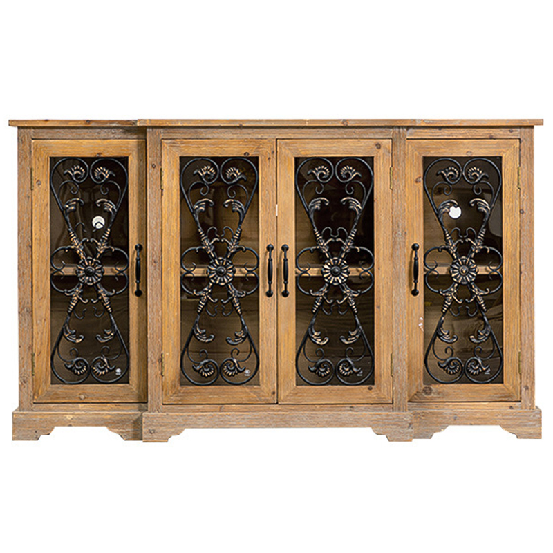 Комод Invaluable Provence Wood Chest of Drawers Коричневый Черный Древесина Прозрачное Стекло Комод Invaluable Provence Wood Chest of Drawers Коричневый Черный Древесина Прозрачное Стекло в Липецке | Loft Concept