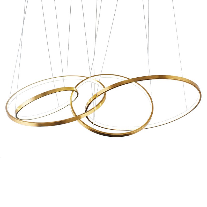 Люстра ORACLE 4 Rings Золотой в Липецке | Loft Concept 