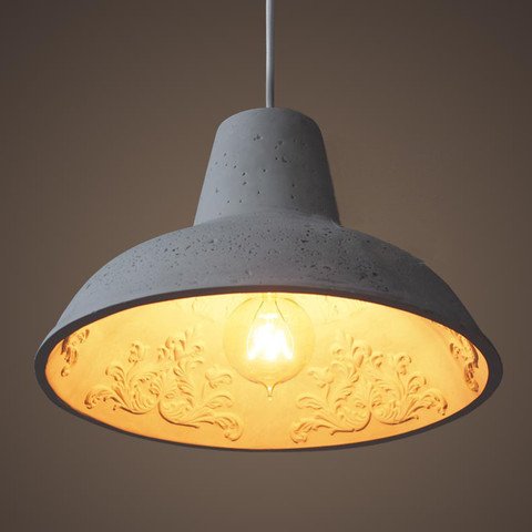 Подвесной светильник Art Gypsum Pendant Белый Серый Подвесной светильник Art Gypsum Pendant Белый Серый в Липецке | Loft Concept