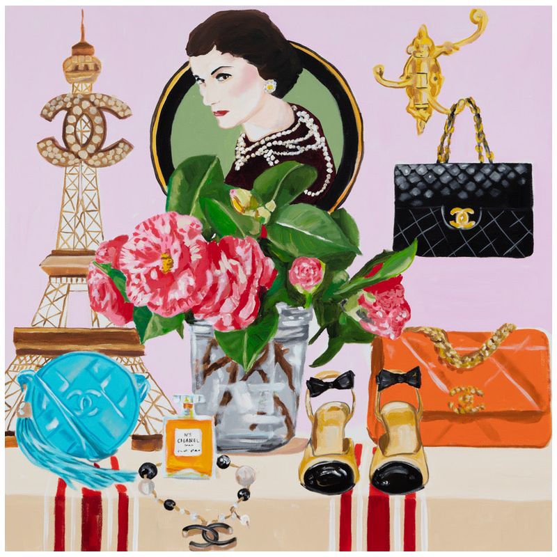 Картина Coco Chanel - In Her Shoes Мульти в Липецке | Loft Concept 
