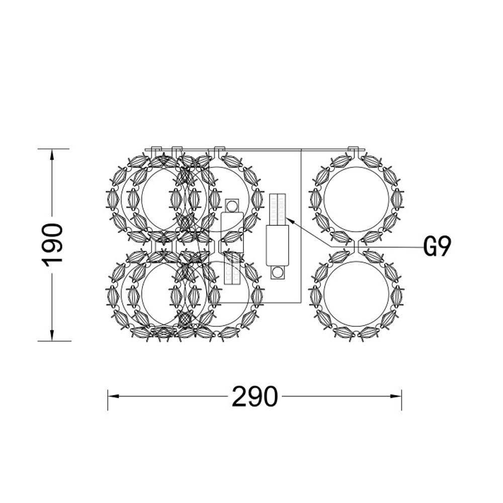Бра с россыпью хрусталя Perfection of Diamonds Бра с россыпью хрусталя Perfection of Diamonds в Липецке
