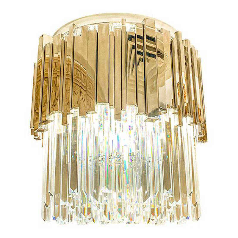 Потолочный светильник Luxxu Modern Round Light Gold 45 Золотой Прозрачное Стекло Потолочный светильник Luxxu Modern Round Light Gold 45 Золотой Прозрачное Стекло в Липецке | Loft Concept