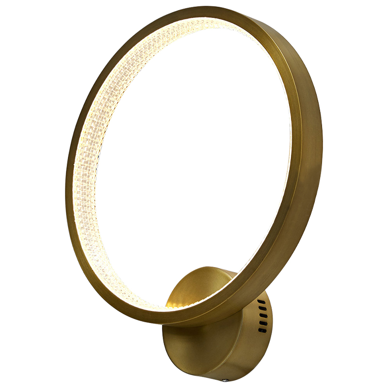 Бра Ring Light Gold Sconce Золотой Бра Ring Light Gold Sconce Золотой в Липецке | Loft Concept