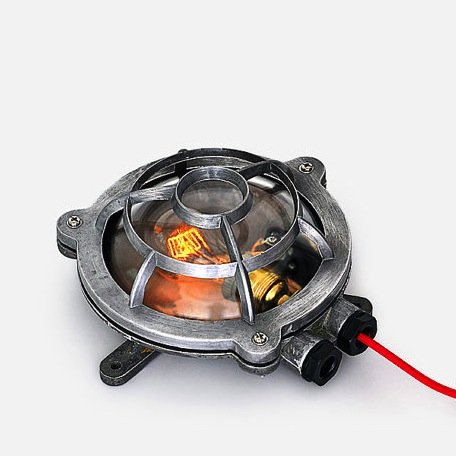 Настенная лампа Steampunk Cage Glass Edison Wall Lamp Round Настенная лампа Steampunk Cage Glass Edison Wall Lamp Round в Липецке | Loft Concept