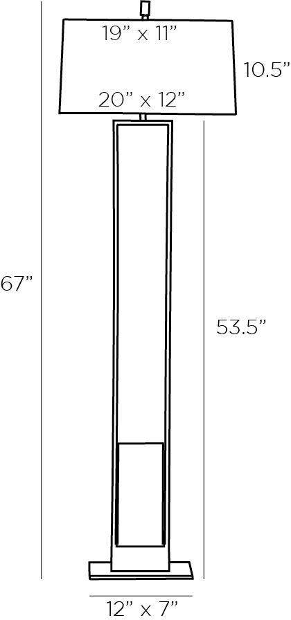 Торшер Arteriors MARKHAM FLOOR LAMP Brass Торшер Arteriors MARKHAM FLOOR LAMP Brass в Липецке