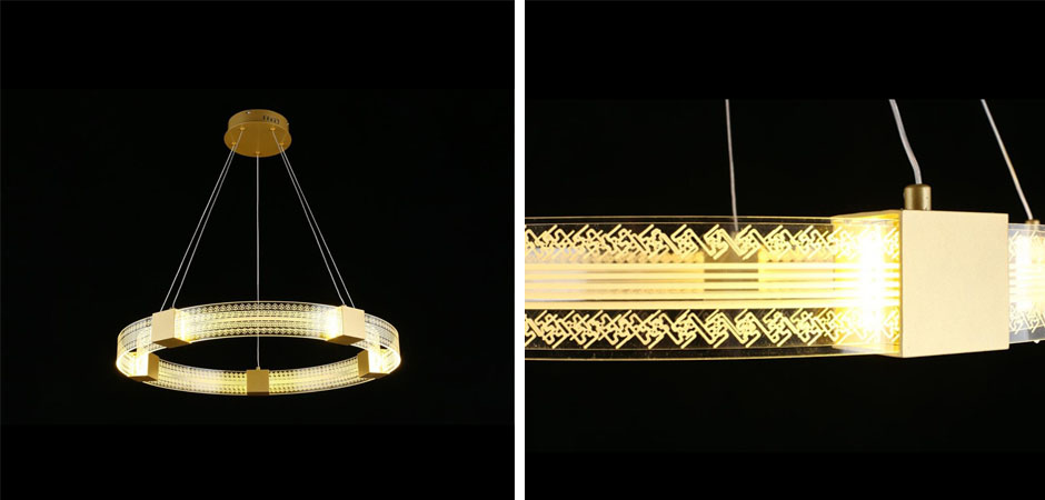 Подвесной Светильник Кольцо Ring Horizontal Ornament Meander 1 Подвесной Светильник Кольцо Ring Horizontal Ornament Meander 1 - Loft-Concept в Липецке