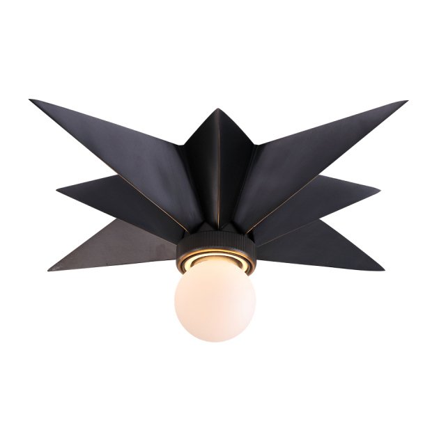 Потолочный светильник Star Ceiling Mount black Черный Потолочный светильник Star Ceiling Mount black Черный в Липецке | Loft Concept