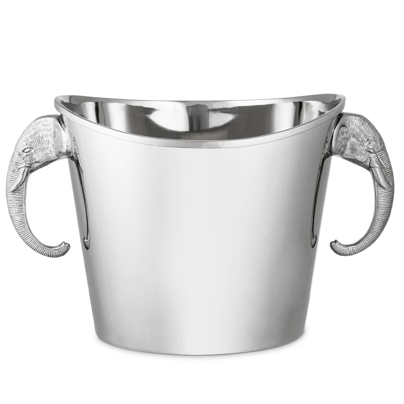 Ведерко для льда Eichholtz Wine Cooler Maharaja Никель Ведерко для льда Eichholtz Wine Cooler Maharaja Никель в Липецке | Loft Concept