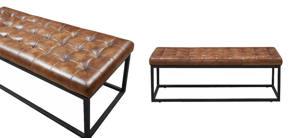 Банкетка Loft Leather Capitone Банкетка Loft Leather Capitone - Loft-Concept в Липецке