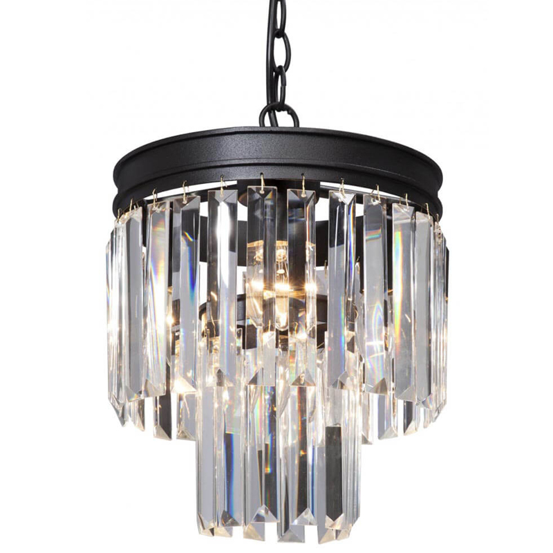 Светильник ODEON CLEAR GLASS Pendant lamp прозрачное Стекло D 27 Черный матовый Светильник ODEON CLEAR GLASS Pendant lamp прозрачное Стекло D 27 Черный матовый в Липецке | Loft Concept