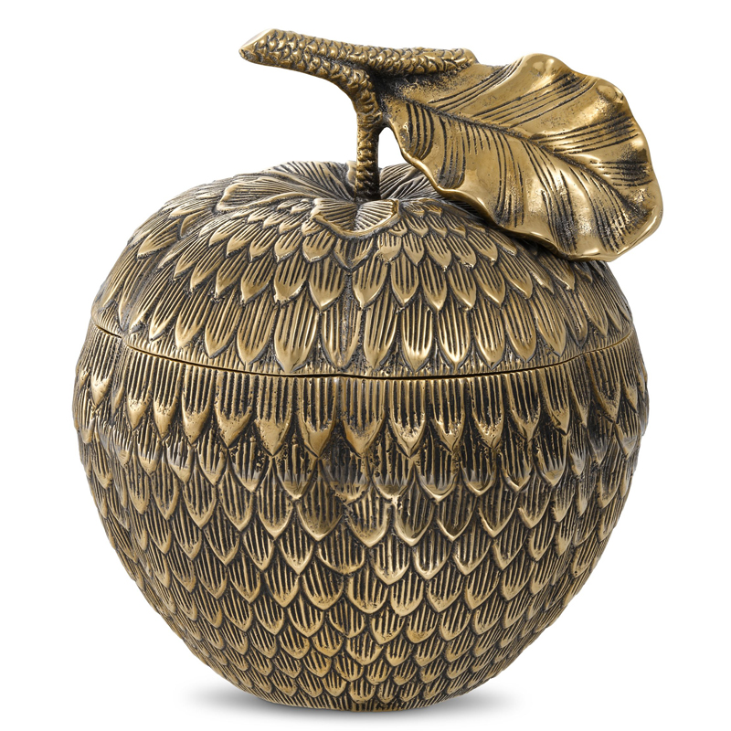 Шкатулка Eichholtz Box Custard Apple brass Винтажная латунь Шкатулка Eichholtz Box Custard Apple brass Винтажная латунь в Липецке | Loft Concept