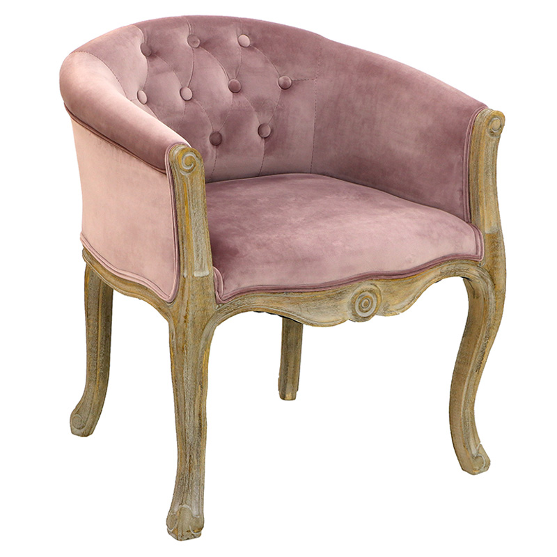 Кресло French Provence Armchair Roderic pink Розовый пастельный Кресло French Provence Armchair Roderic pink Розовый пастельный в Липецке | Loft Concept
