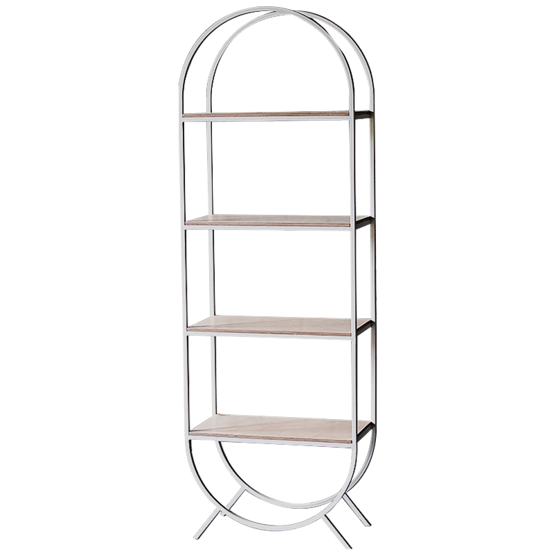 Стеллаж Lugo Industrial Metal Rust Rack Древесина Белый Стеллаж Lugo Industrial Metal Rust Rack Древесина Белый в Липецке | Loft Concept