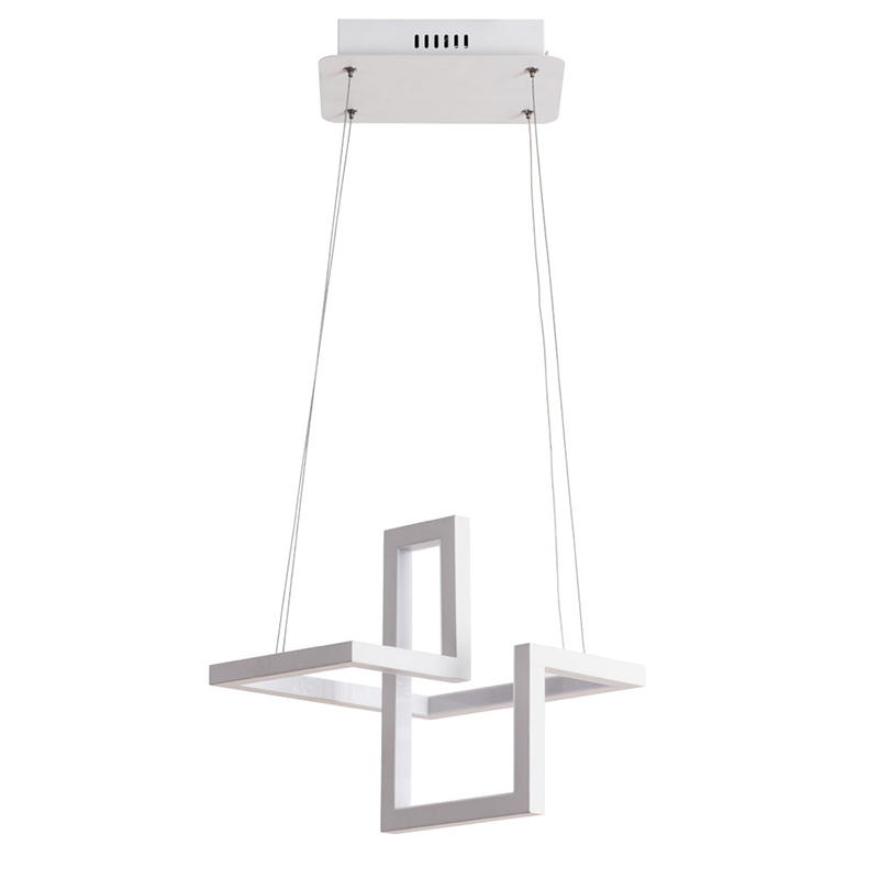 Люстра Esther Geometric White Chandelier III Белый Люстра Esther Geometric White Chandelier III Белый в Липецке | Loft Concept