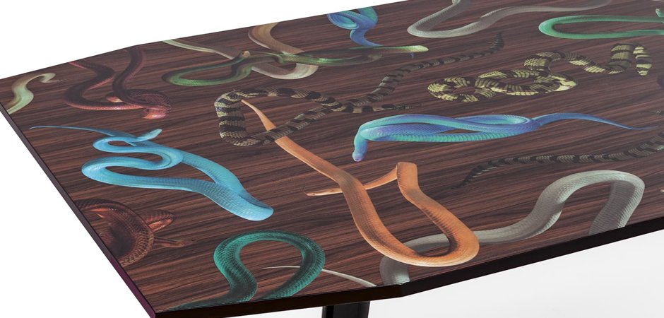 Обеденный стол Seletti Table Snakes On Wood Обеденный стол Seletti Table Snakes On Wood - Loft-Concept в Липецке