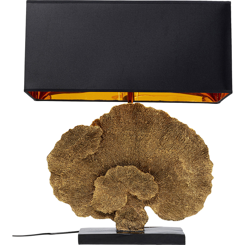 Настольная лампа Golden Coral Черный Золотой Настольная лампа Golden Coral Черный Золотой в Липецке | Loft Concept