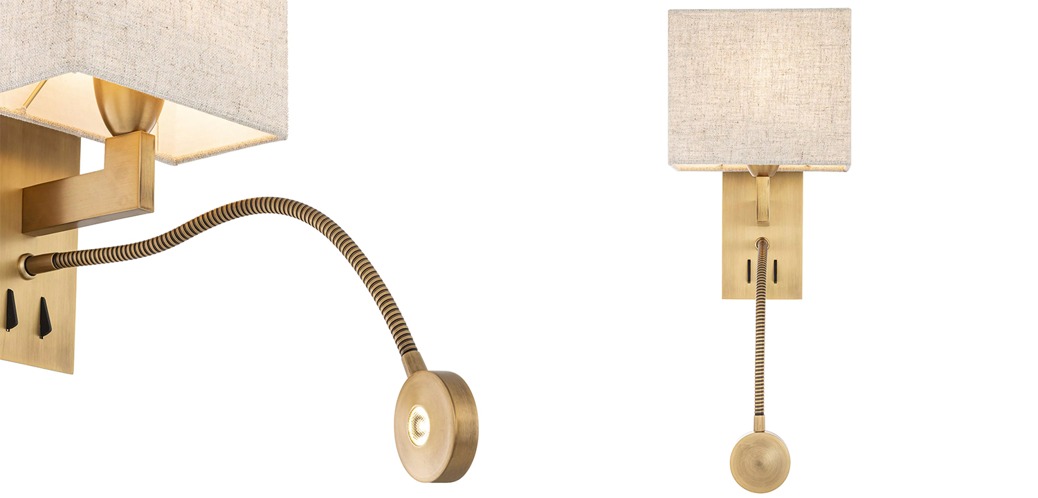 Бра Eichholtz Wall Lamp Reading Linen - фото