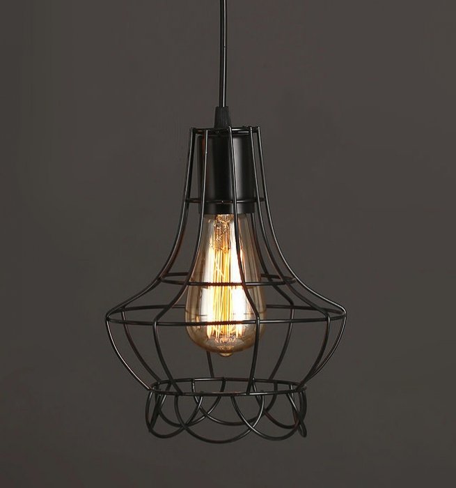 Cветильник Loft Nest Cage №4 Черный Cветильник Loft Nest Cage №4 Черный в Липецке | Loft Concept