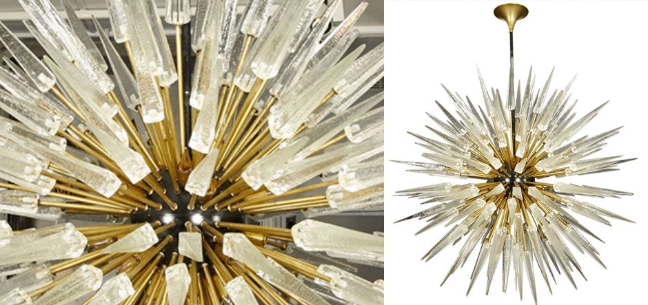Murano Spike Sputnik Rock Chandelier Murano Spike Sputnik Rock Chandelier - Loft-Concept в Липецке