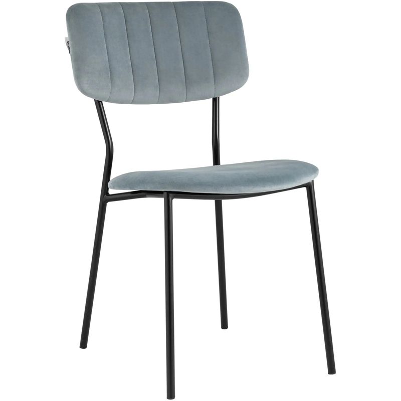 Стул Singer Chair без подлокотника Серо-Голубой Велюр Серо-голубой Черный Стул Singer Chair без подлокотника Серо-Голубой Велюр Серо-голубой Черный в Липецке | Loft Concept
