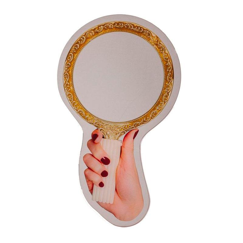 Зеркало Seletti Vanity Белый Золотой Зеркало Seletti Vanity Белый Золотой в Липецке | Loft Concept