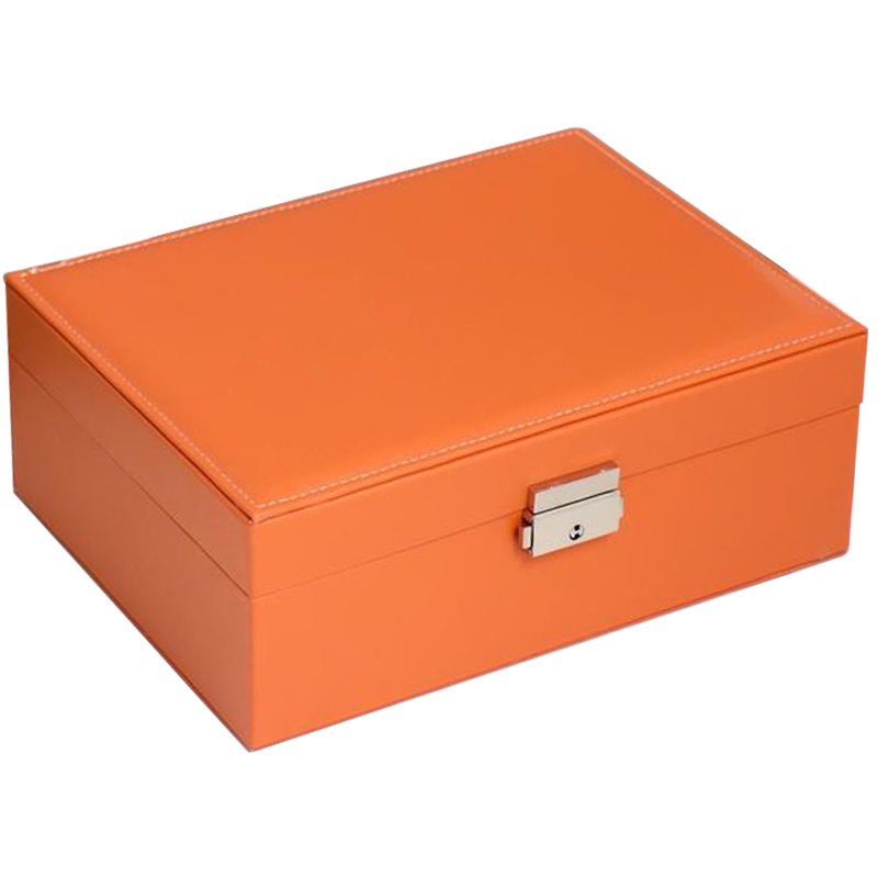 Шкатулка Auburn Jewerly Organizer Box orange Оранжевый Шкатулка Auburn Jewerly Organizer Box orange Оранжевый в Липецке | Loft Concept