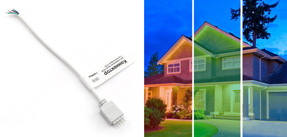 Комплект светодиодной влагозащищенной ленты 7,2W/m 30LED/m 3528SMD разноцветный 5M Комплект светодиодной влагозащищенной ленты 7,2W/m 30LED/m 3528SMD разноцветный 5M - Loft-Concept в Липецке