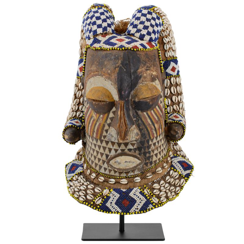 Маска Mask with Horns Коричневый Мульти Черный Маска Mask with Horns Коричневый Мульти Черный в Липецке | Loft Concept