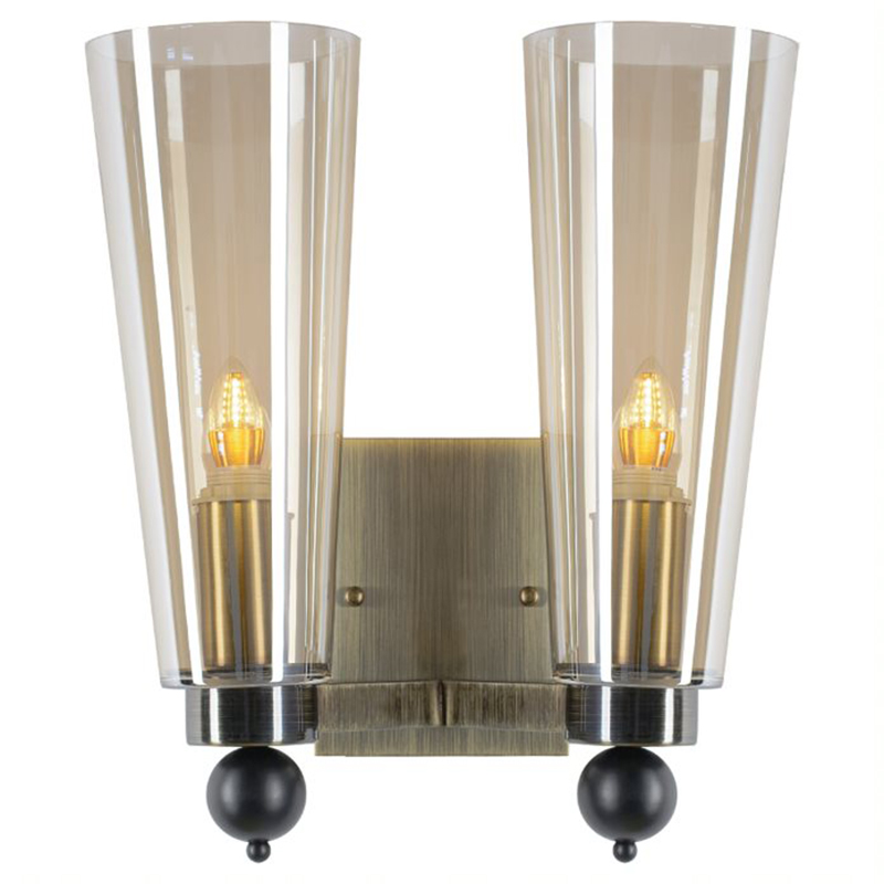 Бра Jurgen Sconce Серый Черный Янтарный Бра Jurgen Sconce Серый Черный Янтарный в Липецке | Loft Concept