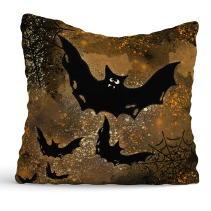 Подушка Halloween Bat Черный Серый Подушка Halloween Bat Черный Серый в Липецке | Loft Concept