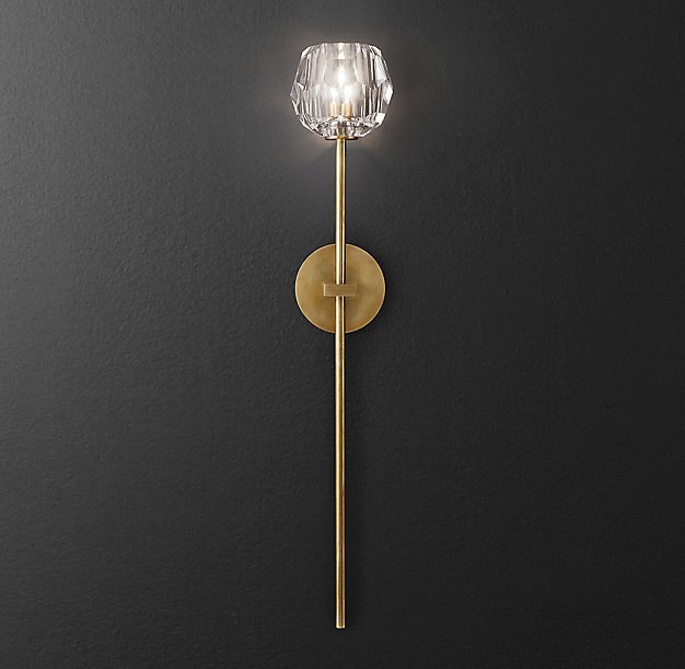 Бра RH Boule de Cristal Long Sconce Brass Латунь Бра RH Boule de Cristal Long Sconce Brass Латунь в Липецке | Loft Concept