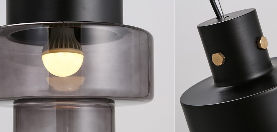 Подвесной светильник Luna Glass Pendant Dark Подвесной светильник Luna Glass Pendant Dark - Loft-Concept в Липецке