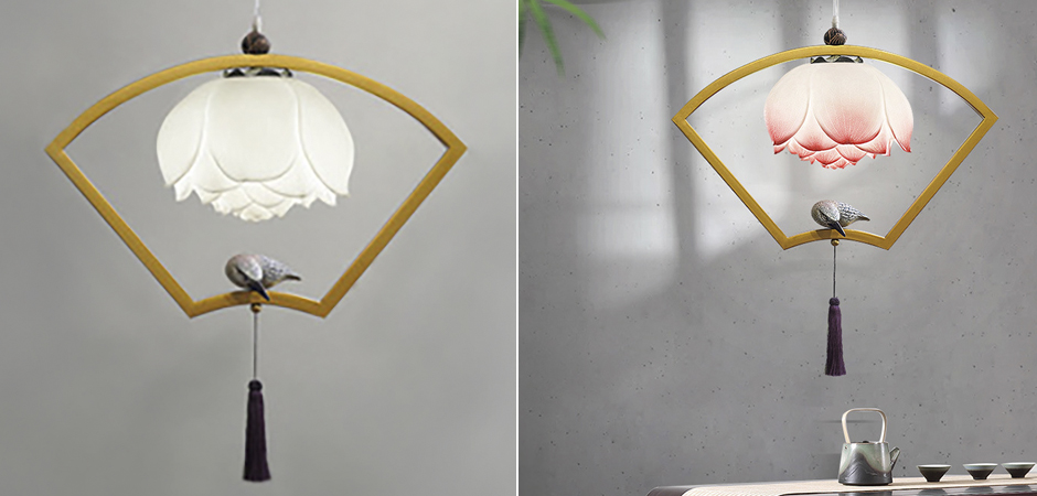 Подвесной светильник Bird with Tassel Fan Подвесной светильник Bird with Tassel Fan - Loft-Concept в Липецке