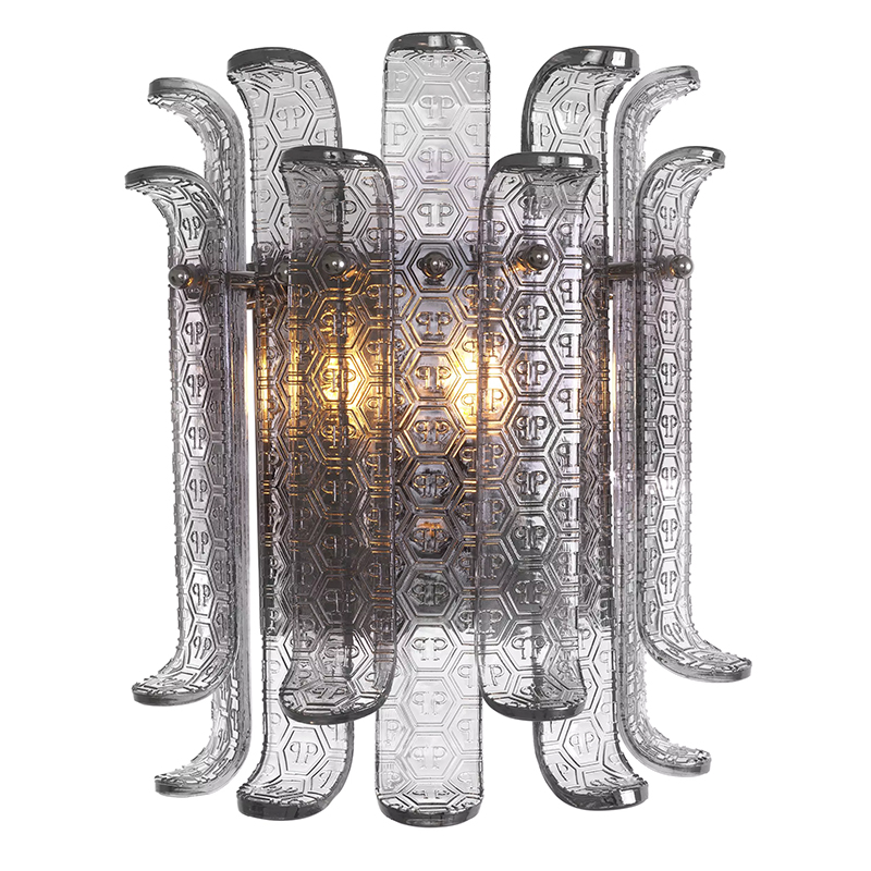 Бра Philipp Plein Wall Lamp Rodeo Drive Серый Бра Philipp Plein Wall Lamp Rodeo Drive Серый в Липецке | Loft Concept