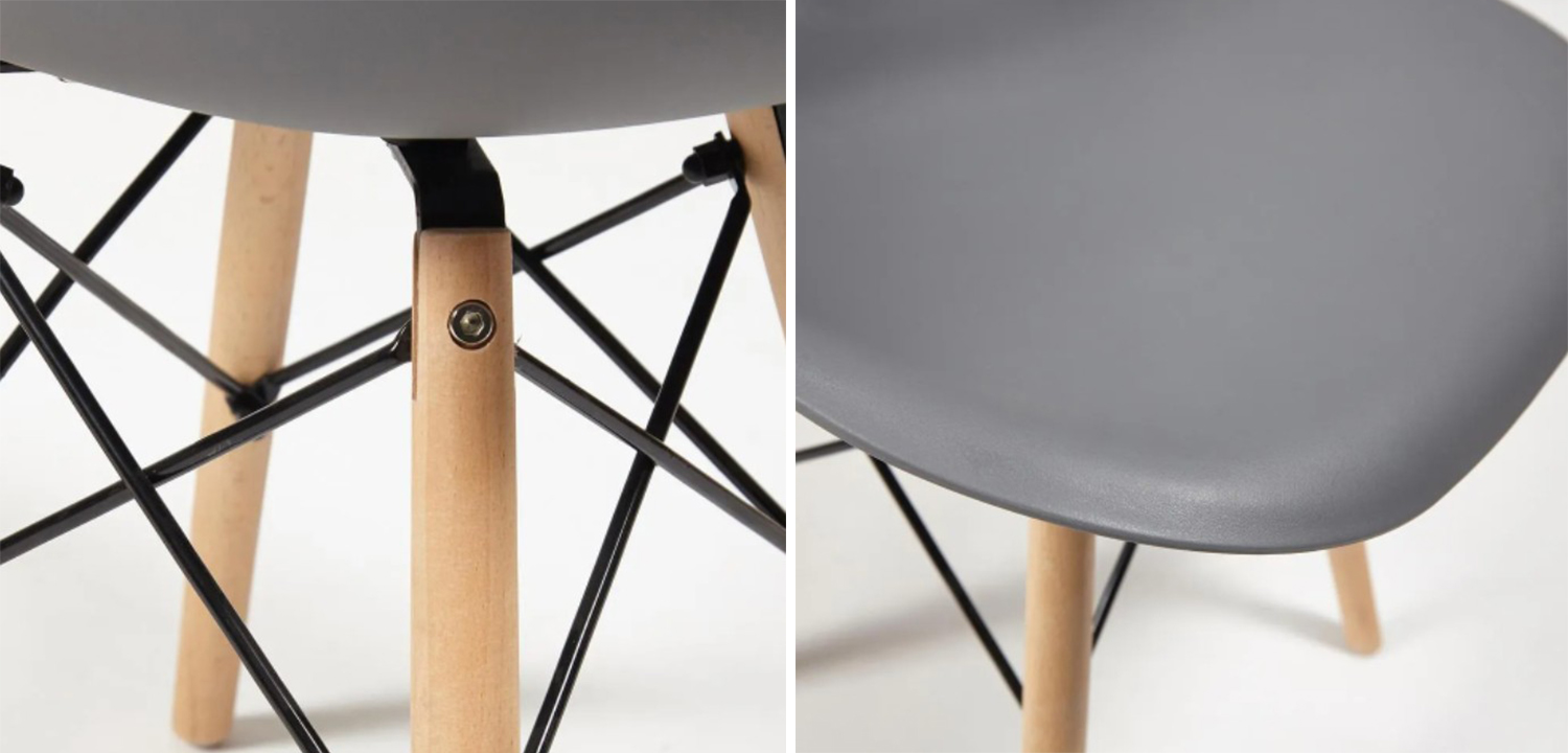 Стул DSW grey - фото