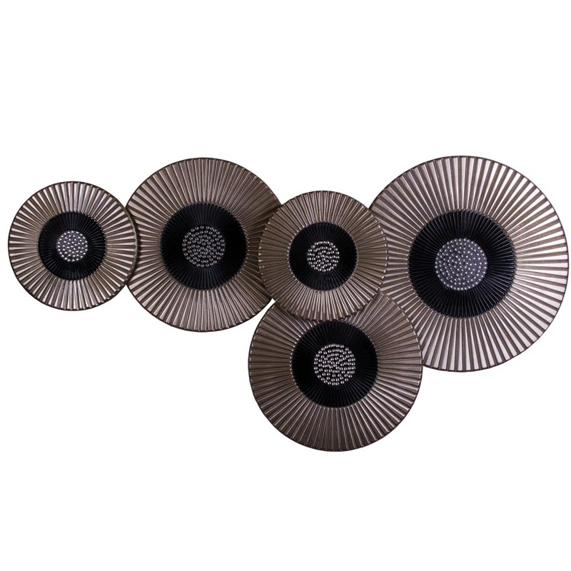 Арт-объект Rhinestone Wall Disc Brown and Black Коричневый Черный Арт-объект Rhinestone Wall Disc Brown and Black Коричневый Черный в Липецке | Loft Concept